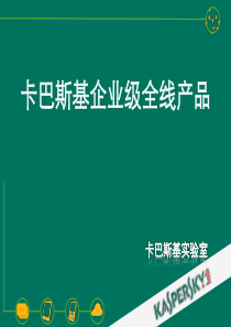 卡巴斯基企业级全线产品