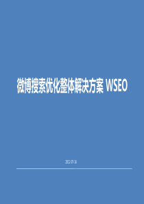 微博搜索优化整体解决方案-WSEO