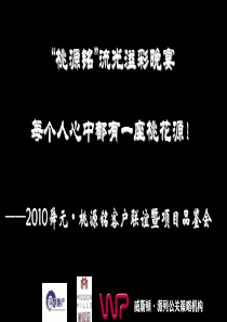 成都某别墅项目客户联谊晚会策划方案