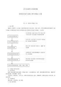 给排水及电气安装工程专项施工方案