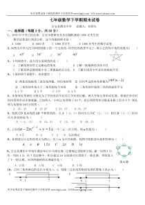 人教版七年级下册数学期末试卷及答案