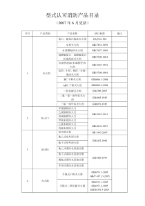 型式认可消防产品目录-江苏消防网