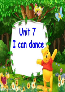 译林版小学英语一年级1A Unit 7 I can dance