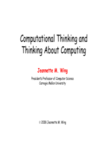 Computational+Thinking+and+thinking+about+computin