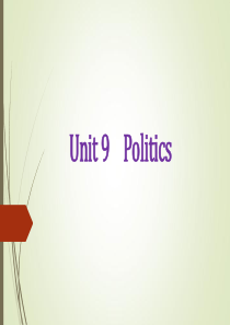 泛读4-Unit-9-politics