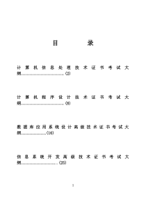 计算机信息处理技术证书