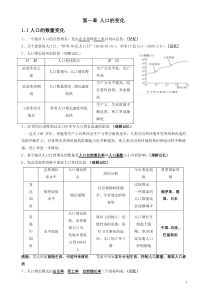 高一地理必修二知识点总结(完整版)