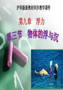 物体的浮与沉PPT课件