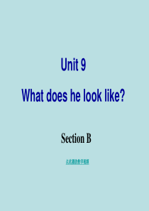 Unit9-What-does-he-look-like-SectionB-初一英语下人教版新教材