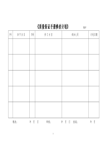 质量管理运行记录.doc