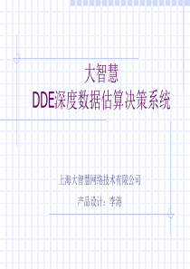 大智慧DDE产品使用说明书