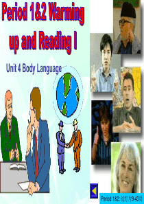 高中英语 Unit4_Body language-Warming up & Reading课件 新人