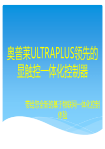 奥普莱ULTRAPLUS产品推介终（PPT33页)