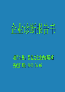 智能达促销策划文件内部诊断