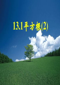 八年级数学上册 13.1.2平方根(二)课件 人教新课标版