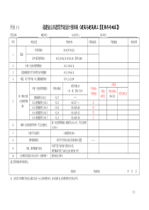 福建省公共建筑节能设计报审表