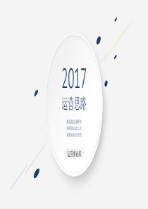 店铺的运营方案(2017