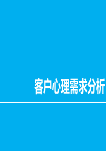 客户心理需求分析