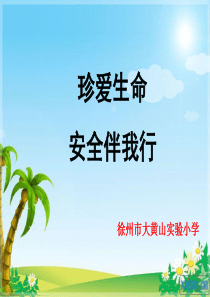 安全教育(开学第一课)ppt