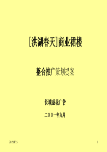 某商业裙楼整合推广提案