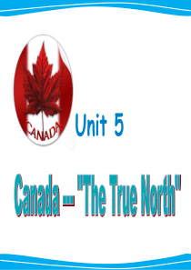 unit-5-Canada-the-true-north-单词-words--and-express