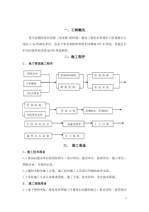 给水管道施工方案