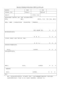 医保意外伤害调查表