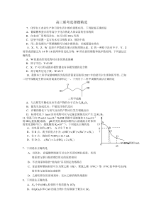 高考化学选择题专练