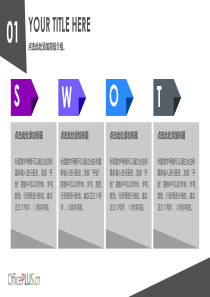 SWOT分析图-PPT模板