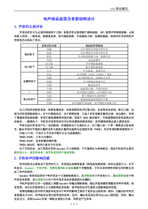 手机音腔的设计规范