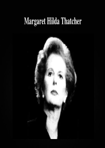 Margaret-Hilda-Thatcher-撒切尔