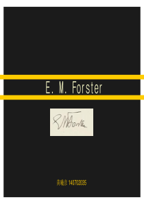 爱德华摩根福斯特-E.M.Forster