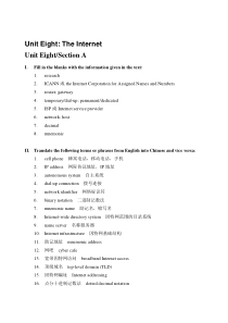 《计算机英语(第4版)》课后练习参考答案.8-12selectA