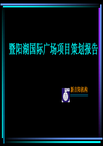 江苏张家港暨阳湖国际广场项目策划报告_221PPT