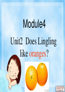 新标准英语三年级下册_M4U2_Does_lingling_like_oranges