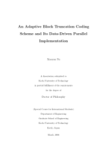 Abstract An Adaptive Block Truncation Coding Schem