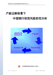 产能过剩背景下中国银行信贷风险防范分析