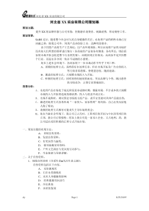 河北省xx实业有限公司策划案