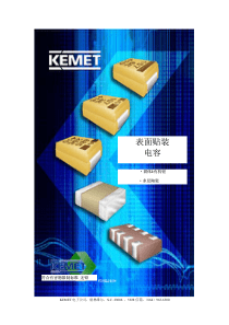 KEMET基美钽电容中文版本规格书