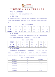 集团未来3~5年人力资源规划方案-HR猫猫