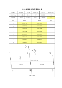 涵洞放样坐标计算