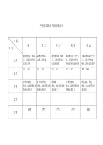 校园足球阶段和周训练计划