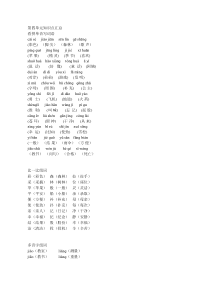 部编版二年级下册语文第四单元知识点汇总