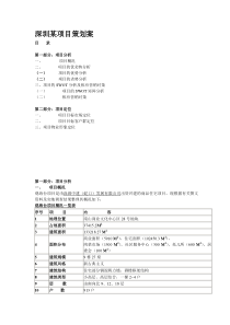 深圳某项目策划案(1)