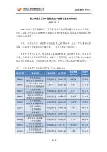 指数新闻News前三季度深证100指数基金产品排名继续保