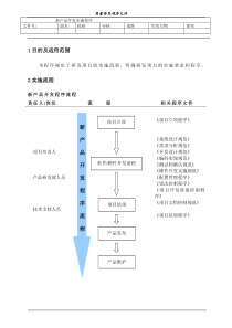 新产品开发实施程序