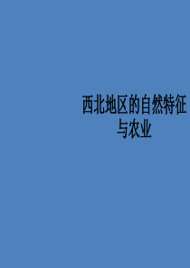 人教版八年级地理下册《8.1-西北地区的自然特征与农业》课件