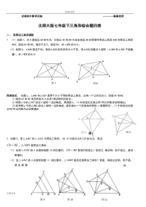 初二三角形压轴题分类解析汇报