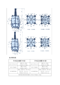 79标搪瓷反应釜尺寸规格与93标搪瓷反应釜尺寸规格