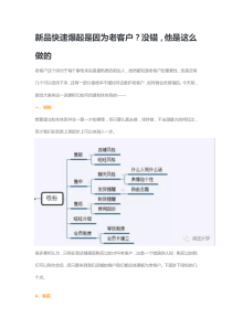 新品快速爆起の诀窍-老客户（DOC6页）